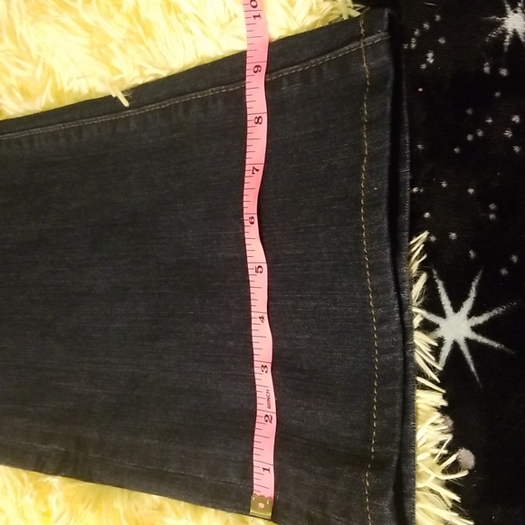 WAS  $89  JAG JEANS Sz 10 Low Rise Boot Leg  Dark wash zipp… - Picture 7 of 17